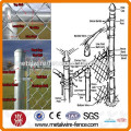 Cadena de seguridad malla de alambre / valla de seguridad galvanizada